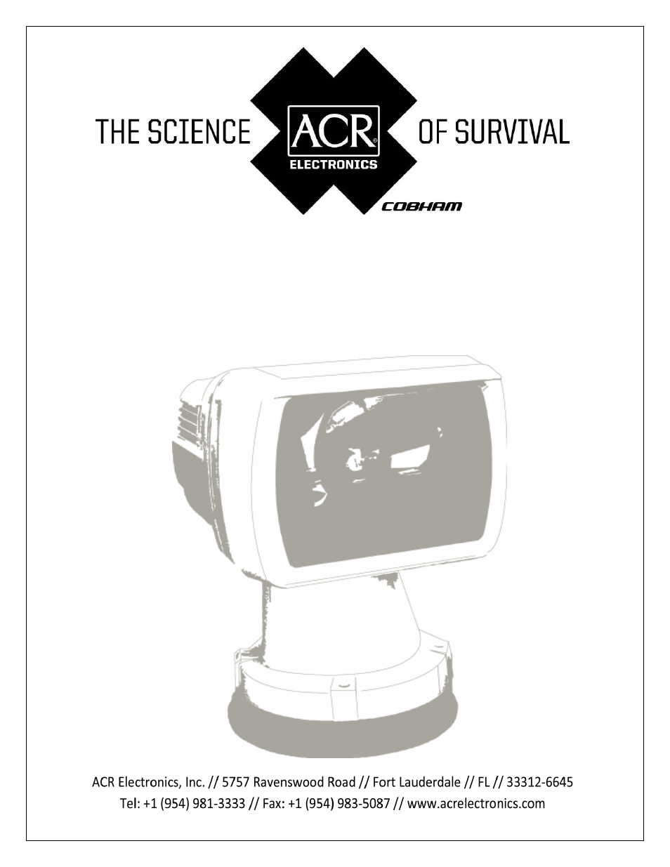 ACR&Artex RCL-600A User Manual | 12 pages