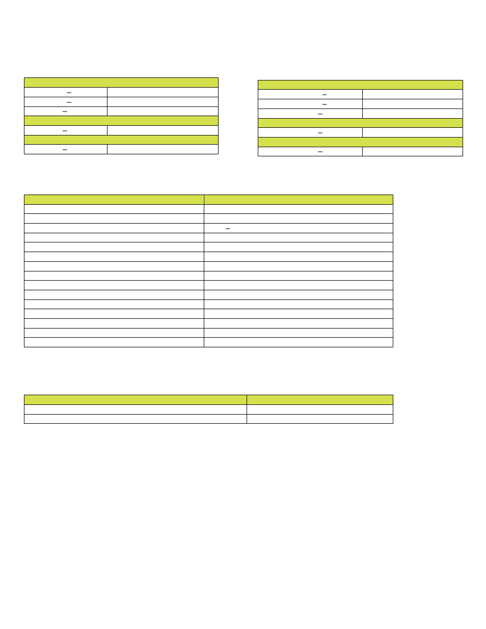 Appendix a - cable selection tables, Appendix b - rcl-600a specifications, Appendix c - accessories | ACR&Artex RCL-600A User Manual | Page 11 / 12