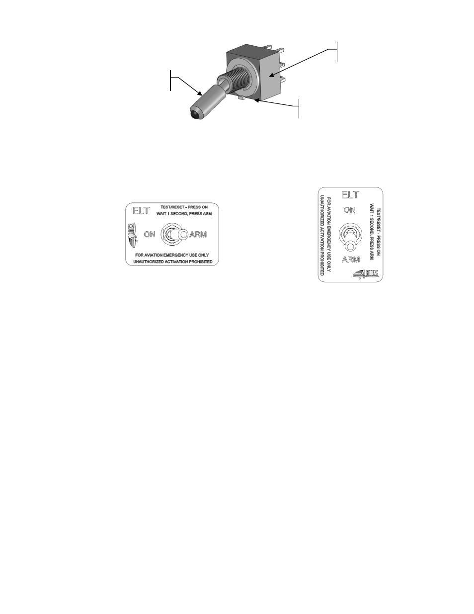 Figure 8: toggle switch locking ring, Figure 9: hardware installation | ACR&Artex 2-Wire ELT__RSWT Interface User Manual | Page 23 / 30