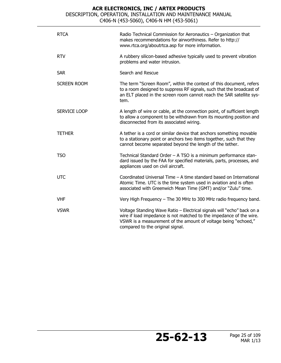 ACR&Artex C406-N User Manual | Page 25 / 109