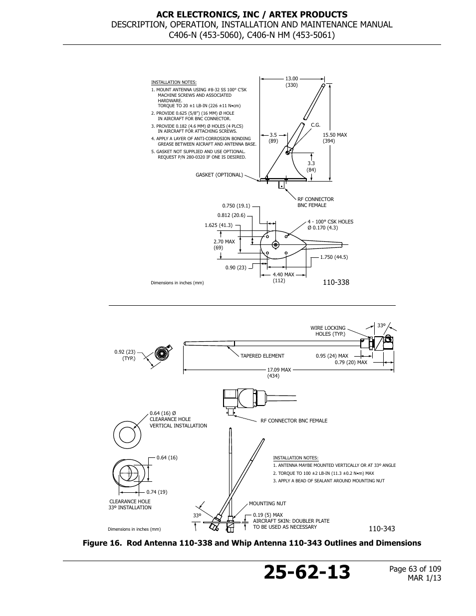 ACR&Artex C406-N User Manual | Page 63 / 109