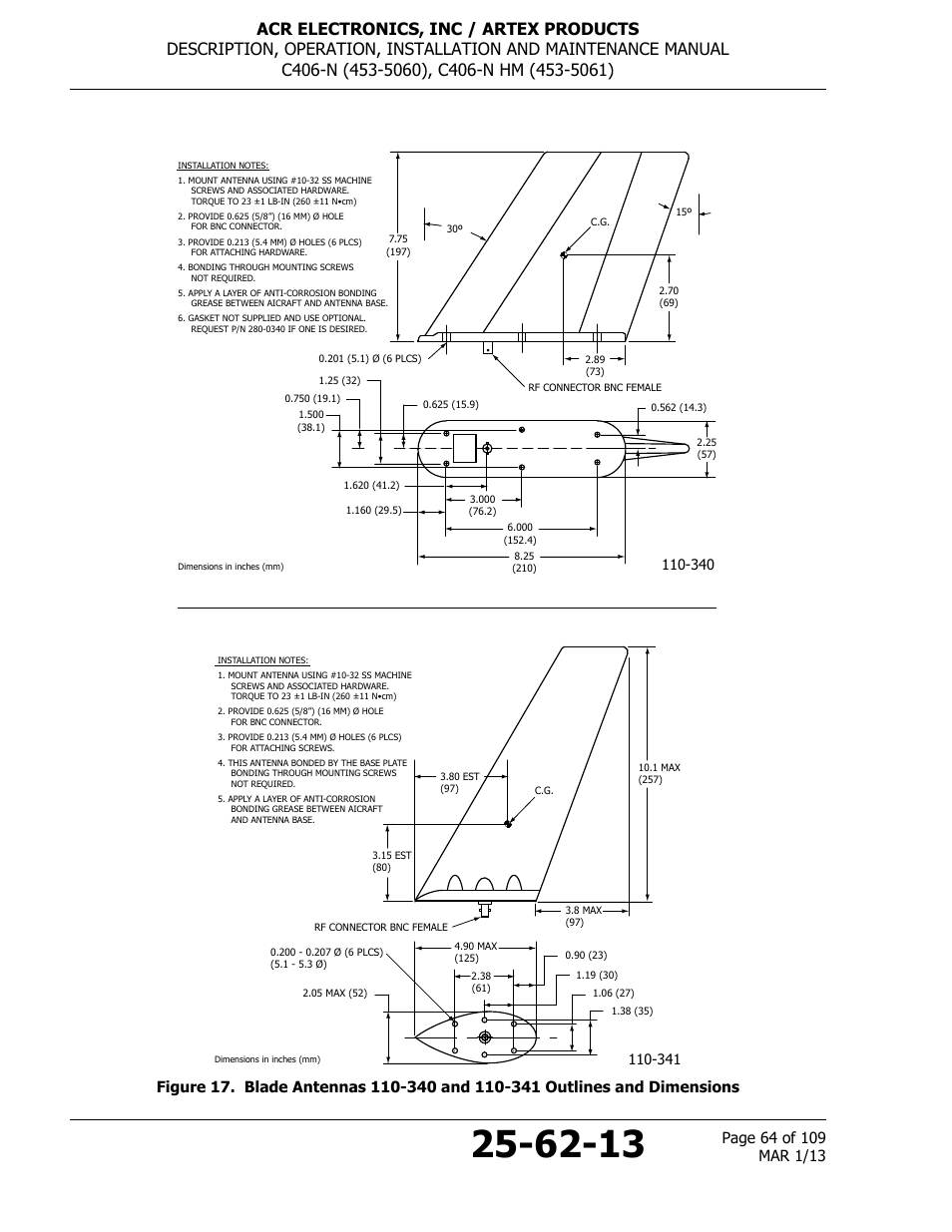 ACR&Artex C406-N User Manual | Page 64 / 109