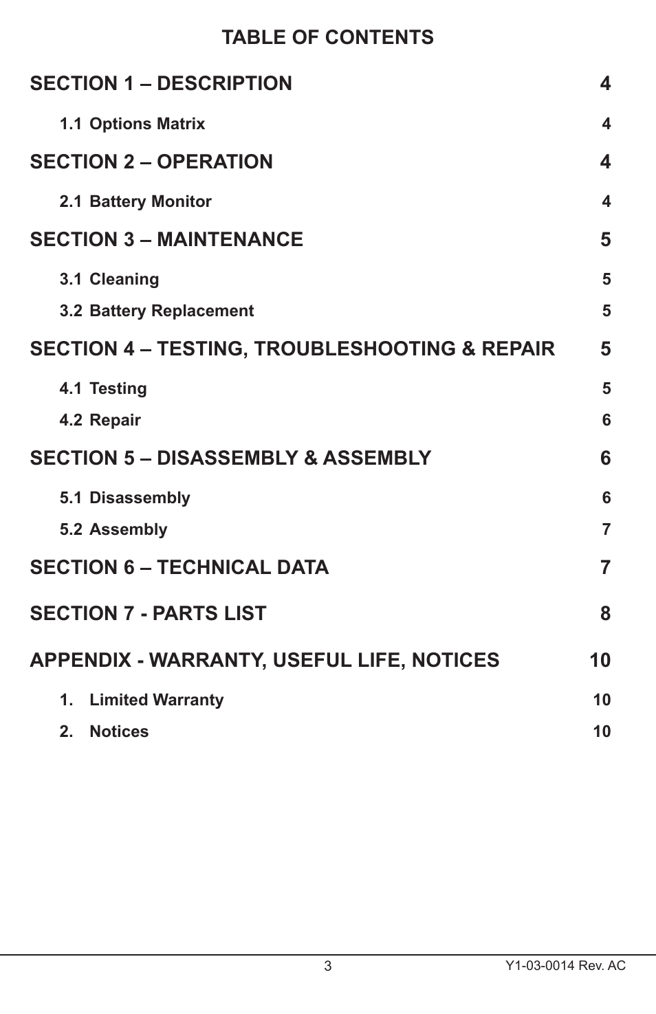 ACR&Artex Megaphone User Manual | Page 3 / 10