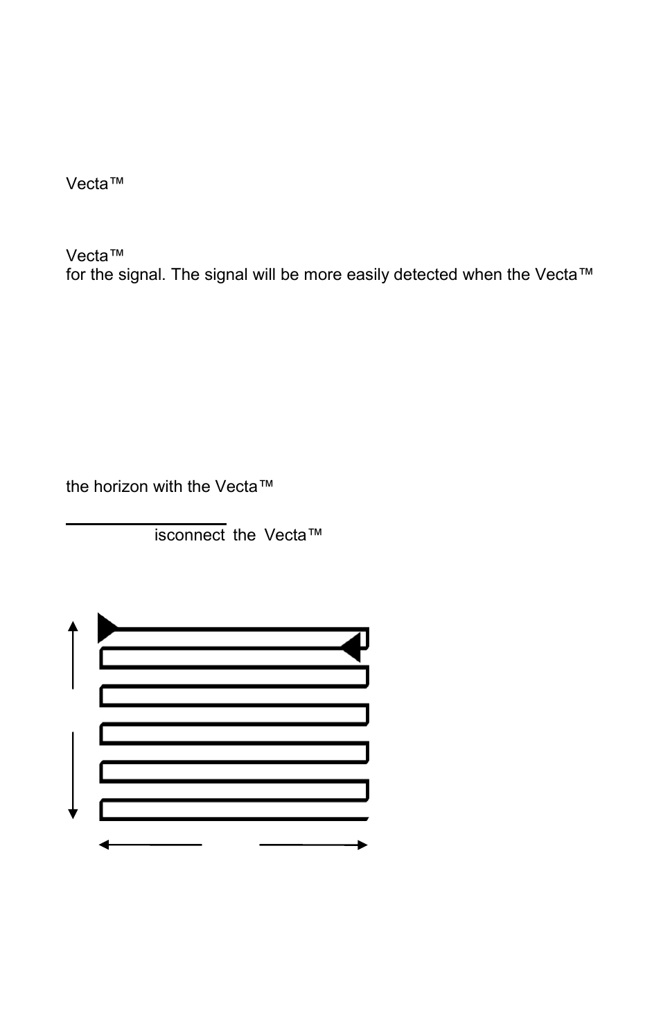 Conducting a blind search, Search patterns | ACR&Artex Vecta3 User Manual | Page 13 / 32
