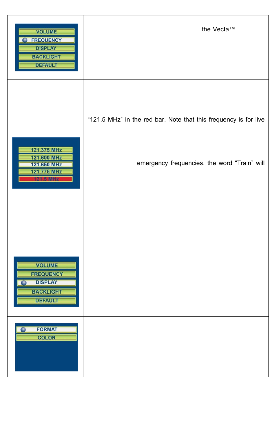 ACR&Artex Vecta3 User Manual | Page 21 / 32