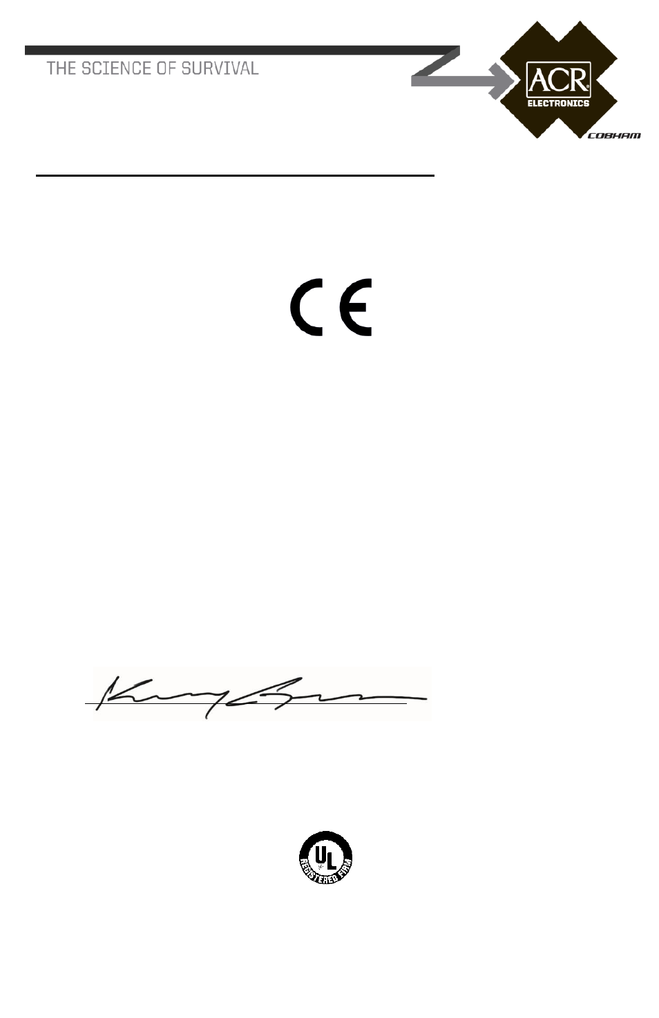 Ec declaration of conformity | ACR&Artex Vecta3 User Manual | Page 32 / 32
