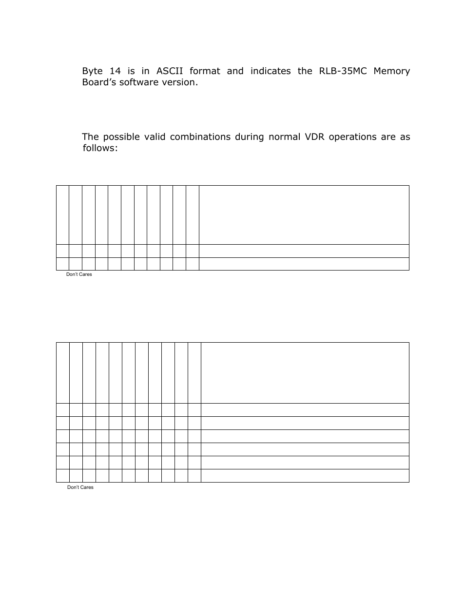 Software version, Valid commands, Write port 7000: 7.2. read port 7100 | Rlb-35mc read commands | ACR&Artex Float-Free 406 Memory Capsule User Manual | Page 18 / 35