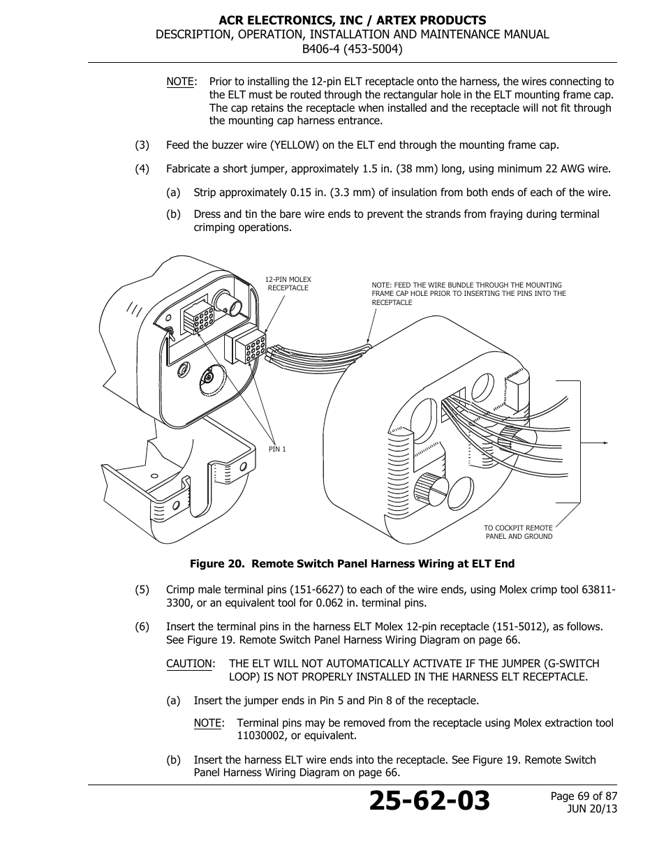 ACR&Artex B406-4 User Manual | Page 69 / 87