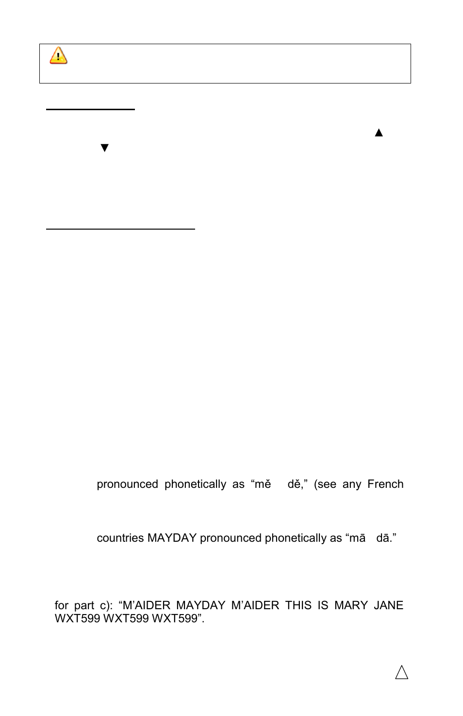 Section 5- sending distress communications | ACR&Artex Survival Radio User Manual | Page 10 / 20