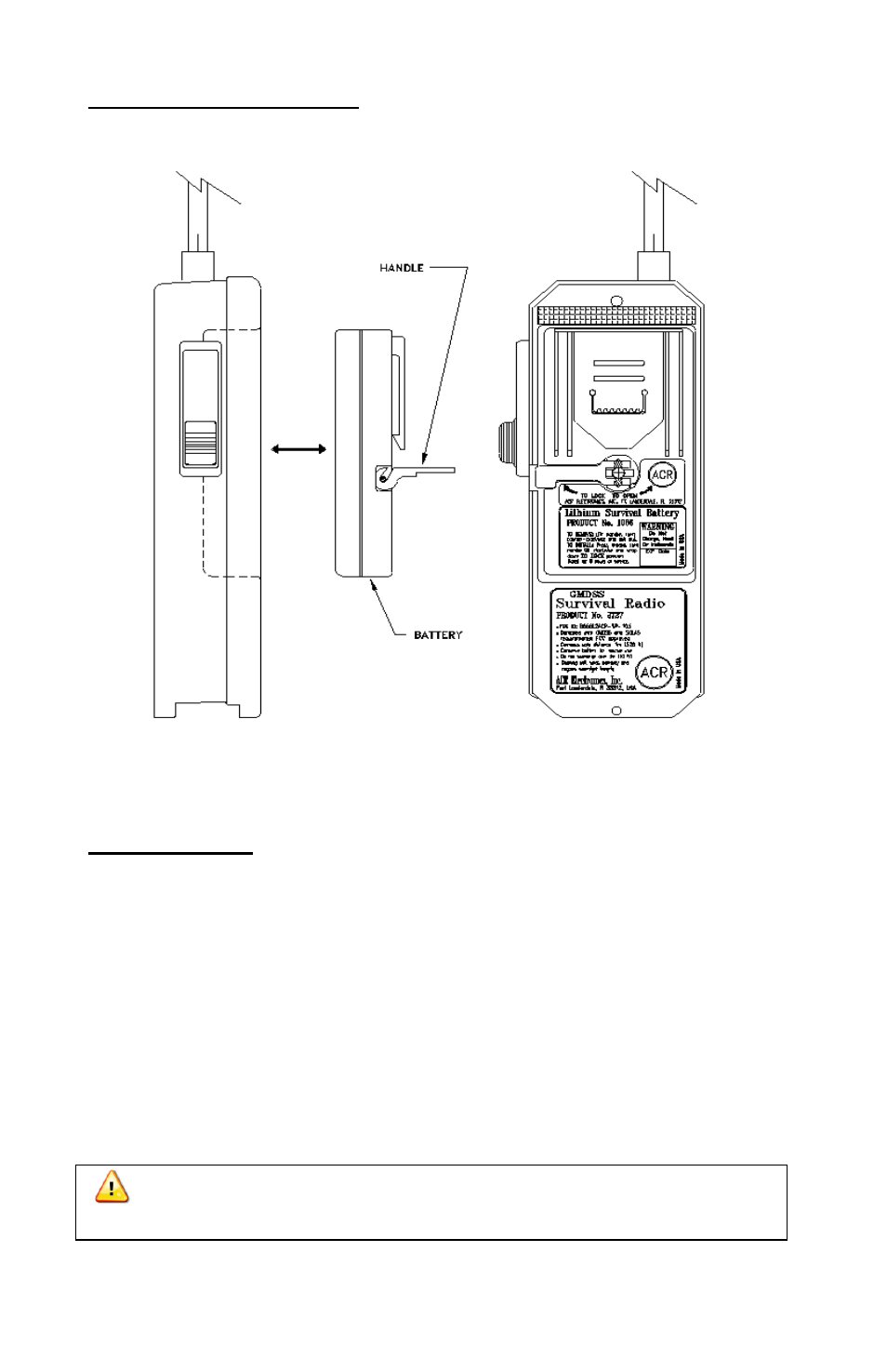 ACR&Artex Survival Radio User Manual | Page 14 / 20