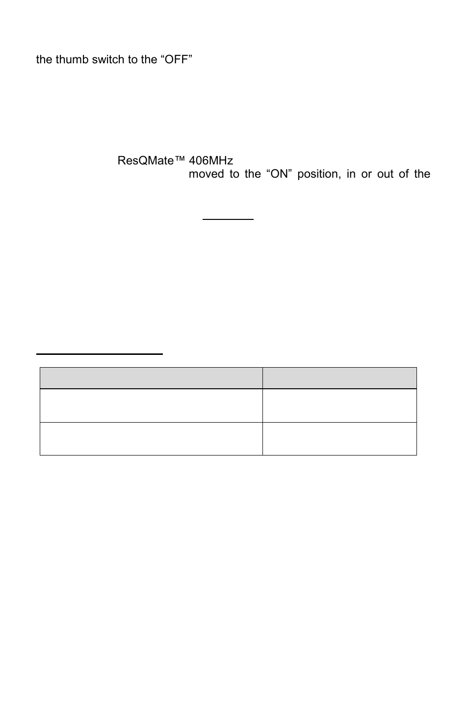 ACR&Artex ResQMate User Manual | Page 12 / 20