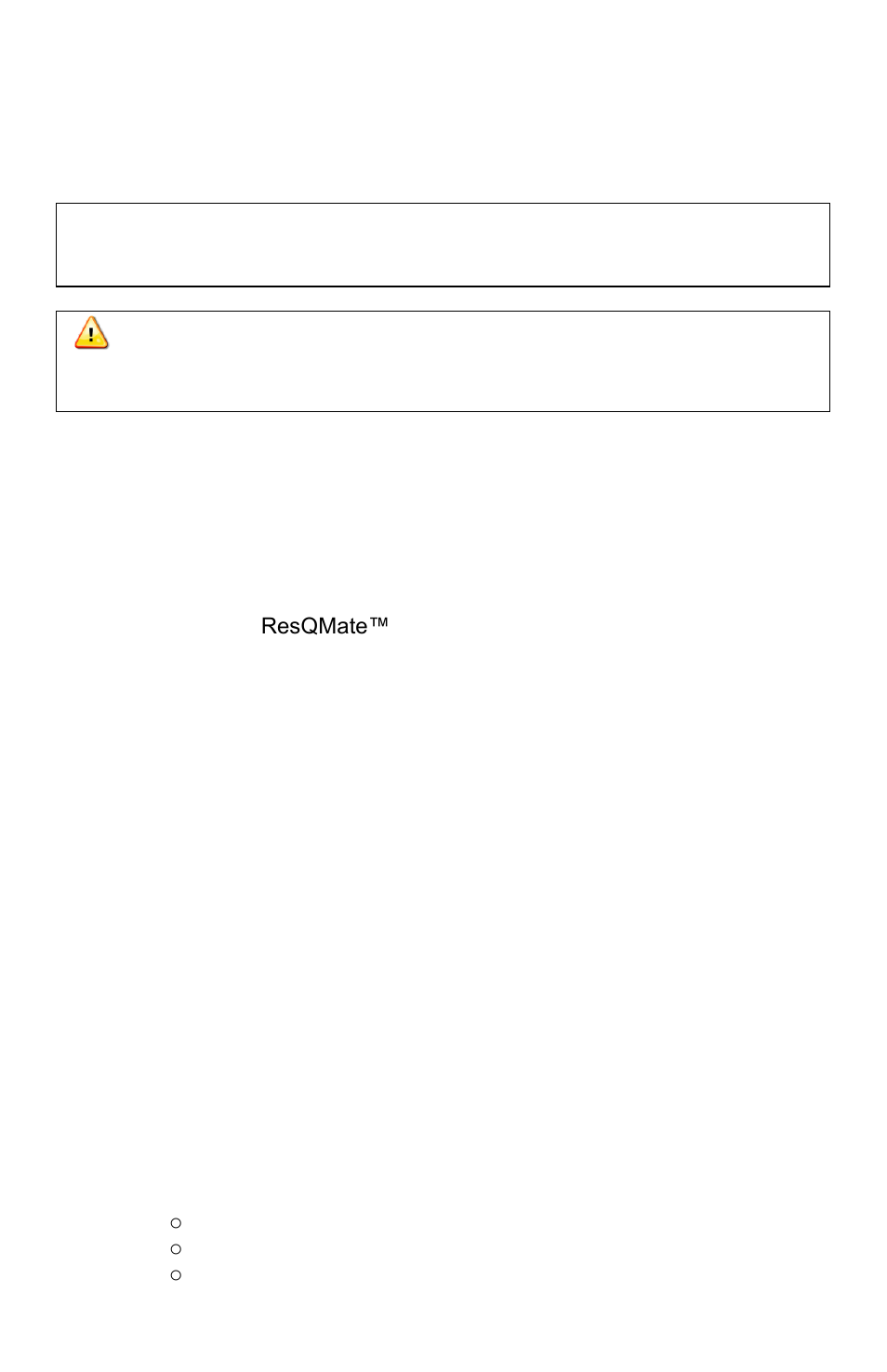 ACR&Artex ResQMate User Manual | Page 16 / 20