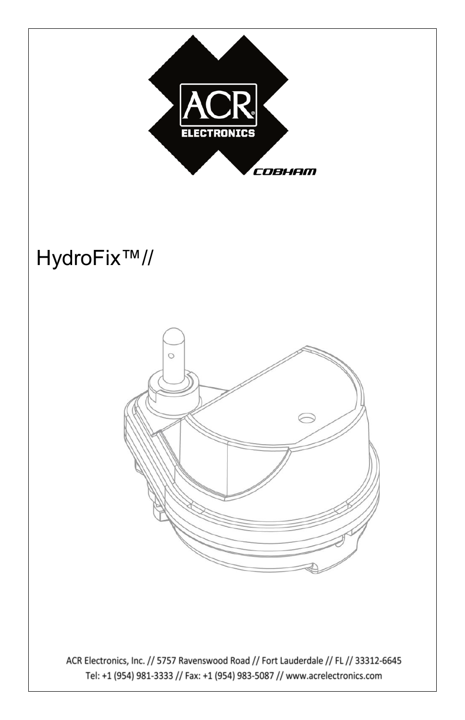 ACR&Artex HydroFix HRU User Manual | 14 pages