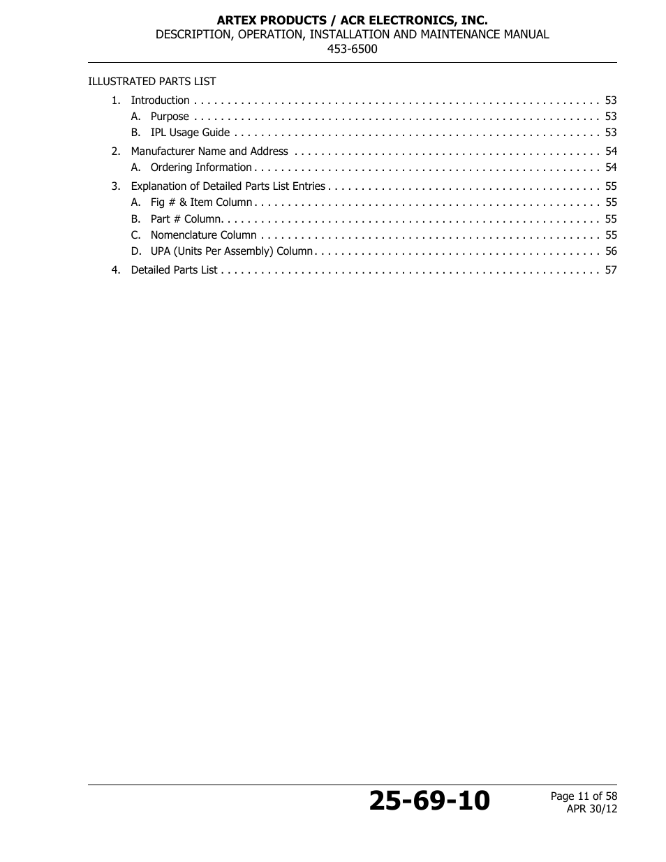 ACR&Artex ELT to Nav Interface User Manual | Page 11 / 58