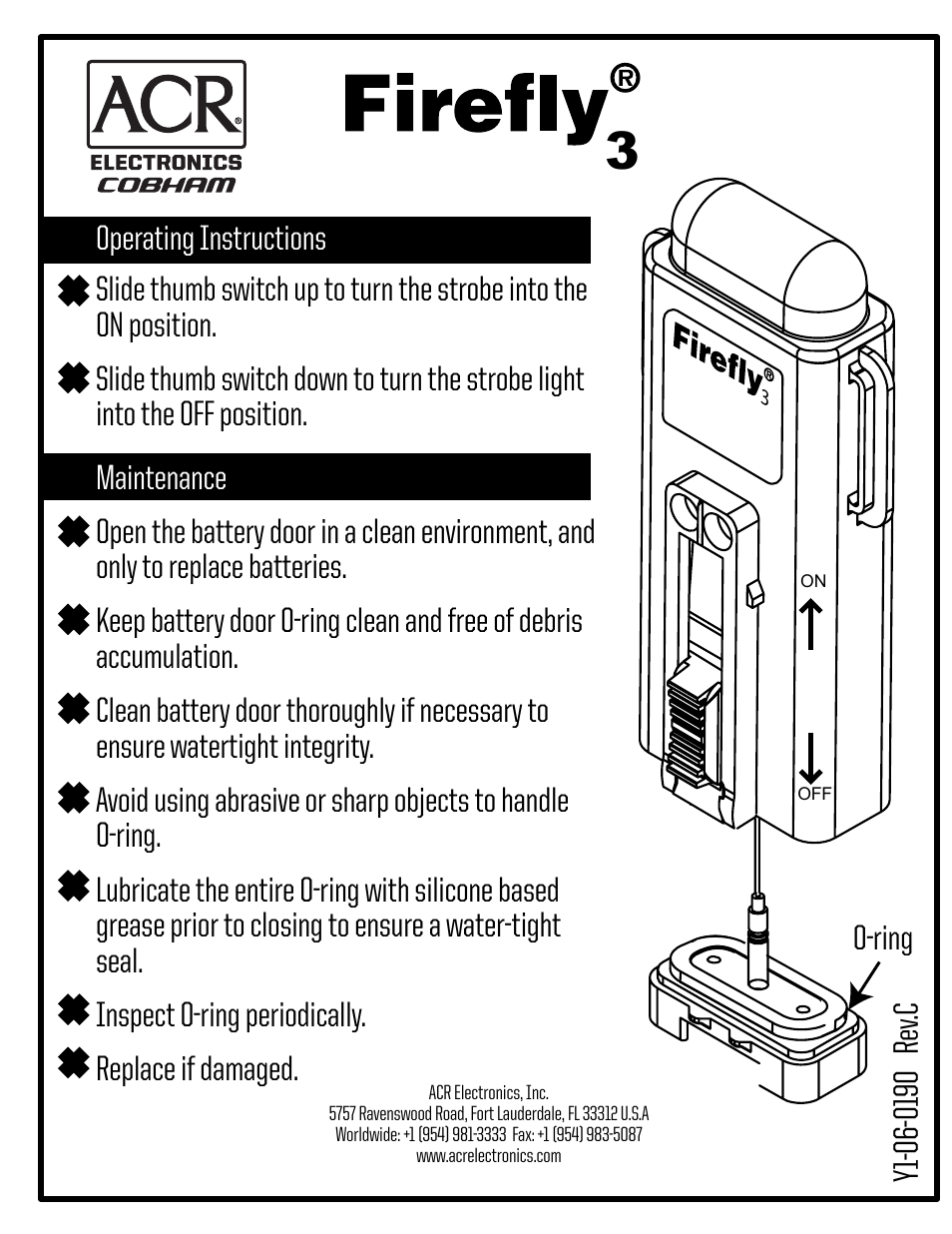 ACR&Artex Firefly 2 Doublefly User Manual | 1 page