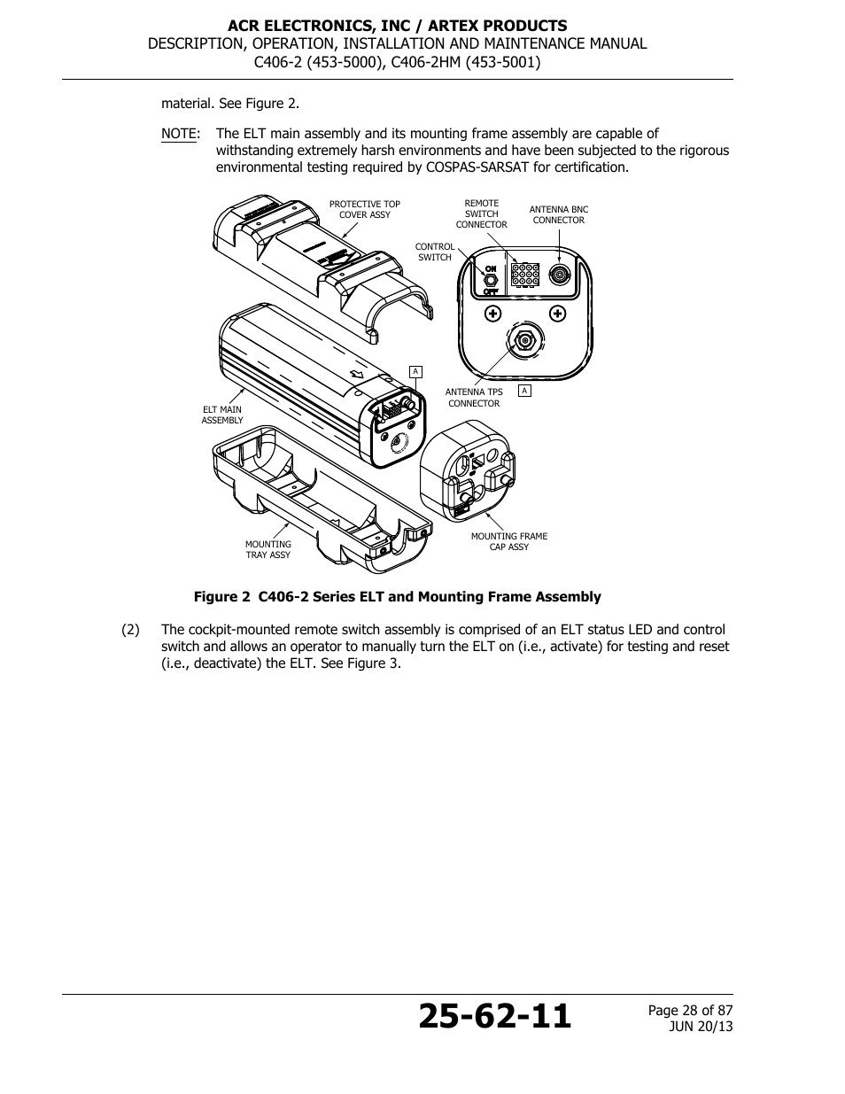 ACR&Artex C406-2 HM User Manual | Page 28 / 87