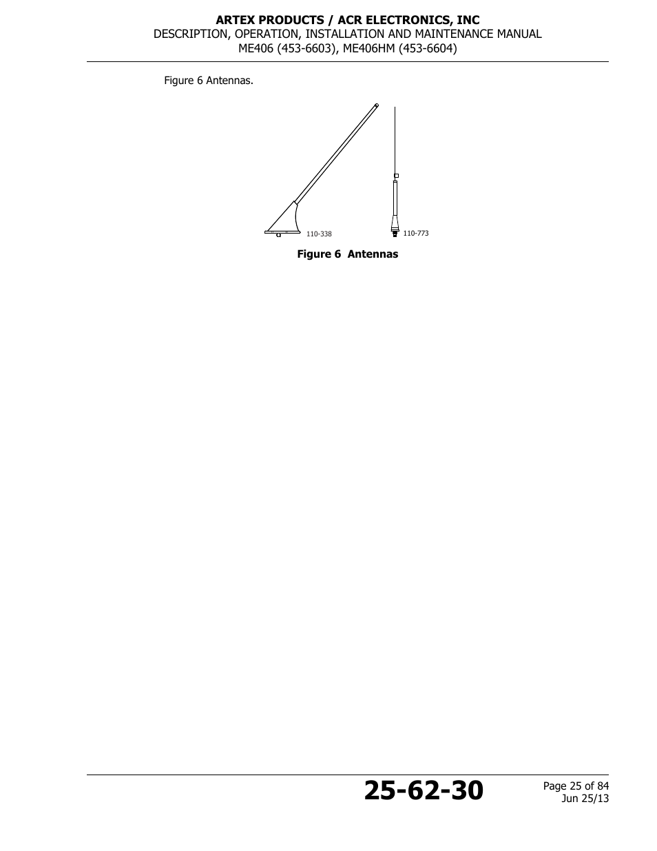 Figure 6 antennas | ACR&Artex ME406 HM User Manual | Page 25 / 84