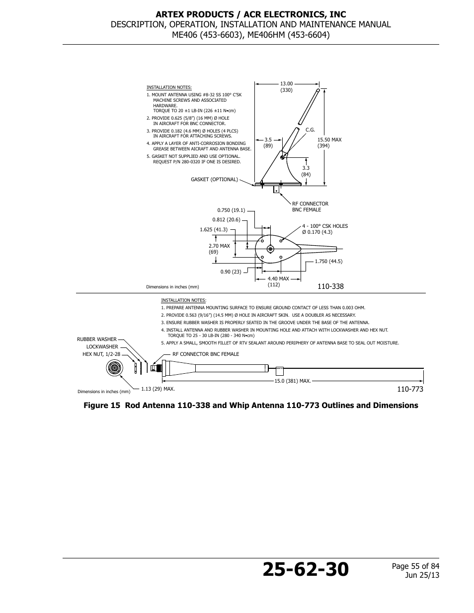 ACR&Artex ME406 HM User Manual | Page 55 / 84