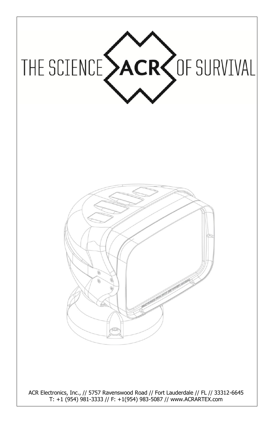 ACR&Artex RCL-75 User Manual | 20 pages