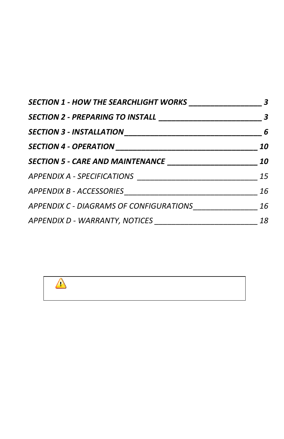 ACR&Artex RCL-75 User Manual | Page 3 / 20
