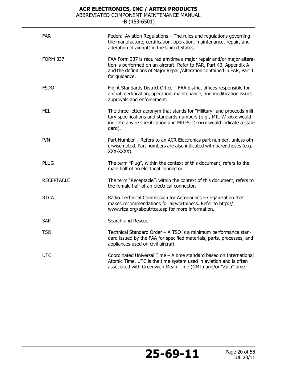 ACR&Artex ELT to Nav Interface Boeing User Manual | Page 20 / 58