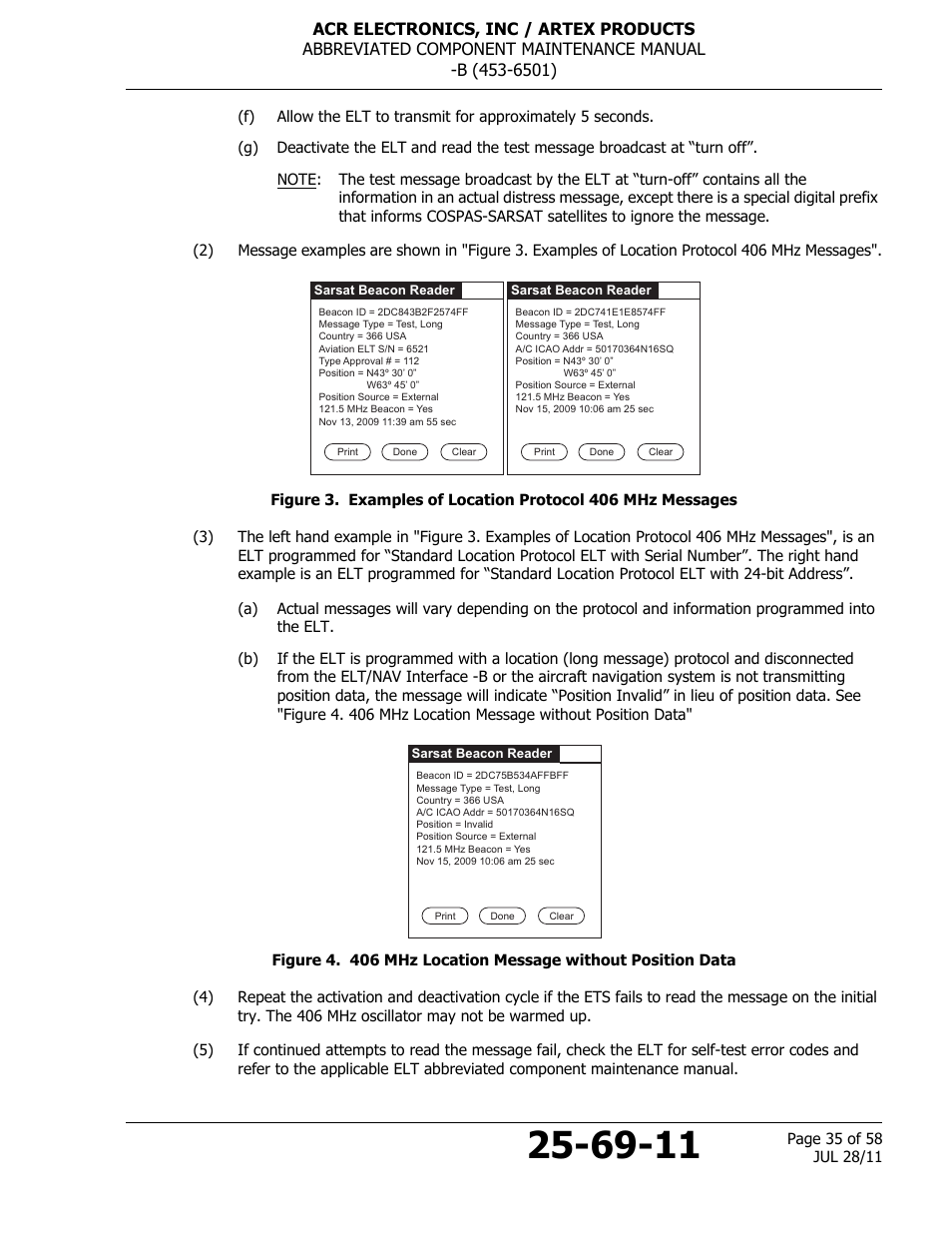 ACR&Artex ELT to Nav Interface Boeing User Manual | Page 35 / 58