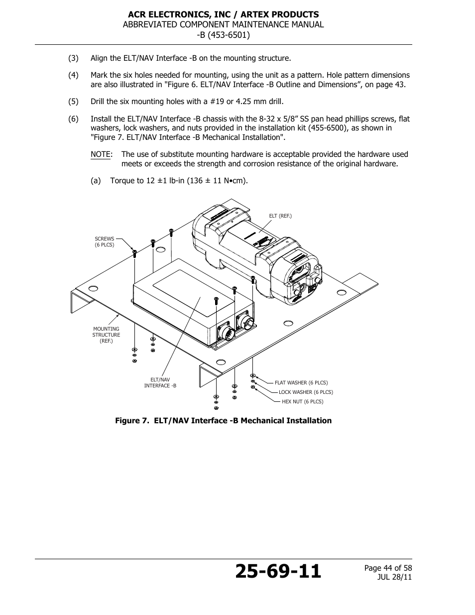 ACR&Artex ELT to Nav Interface Boeing User Manual | Page 44 / 58