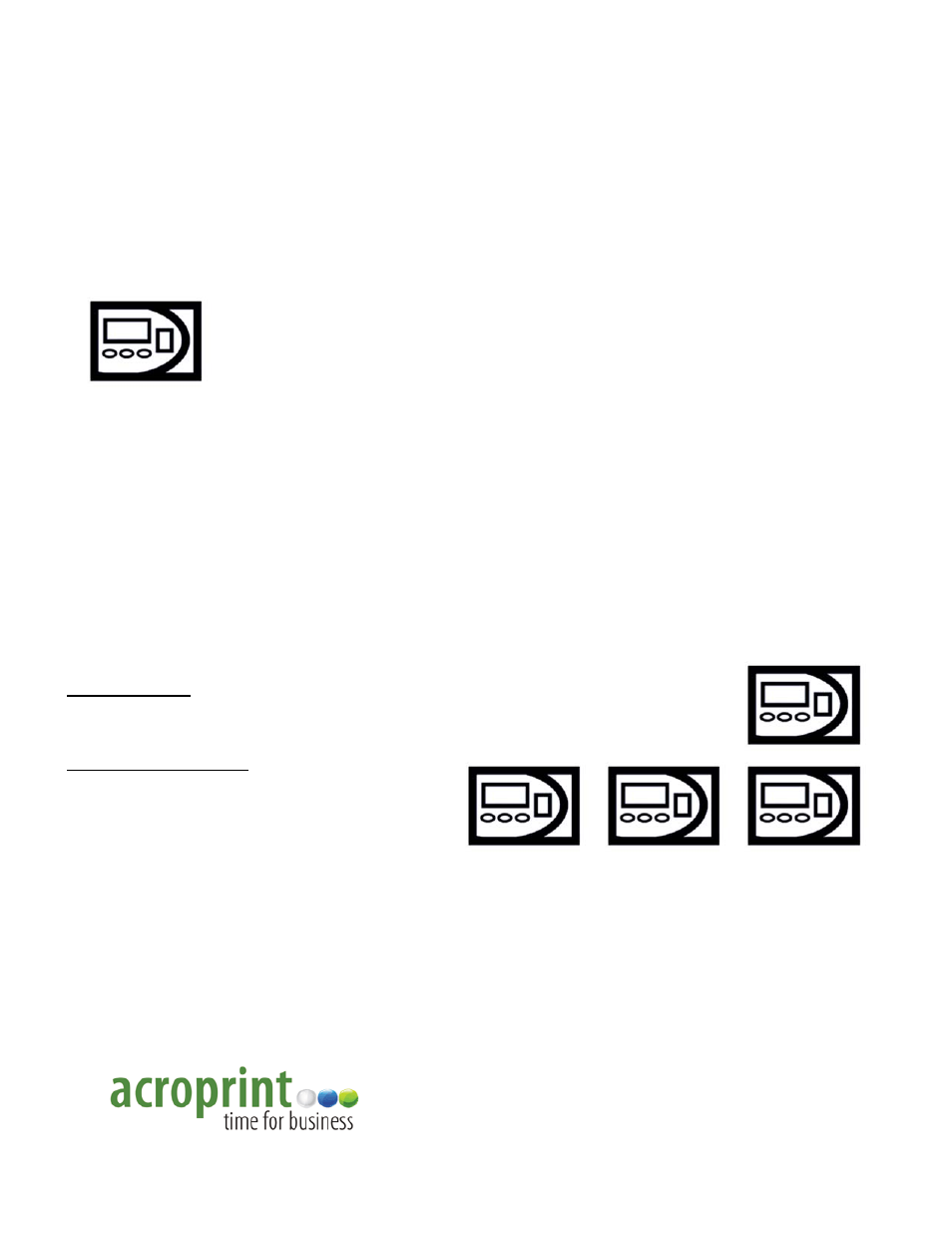 Acroprint timeQplus (software version 4.x and above) User Manual | Page 2 / 2