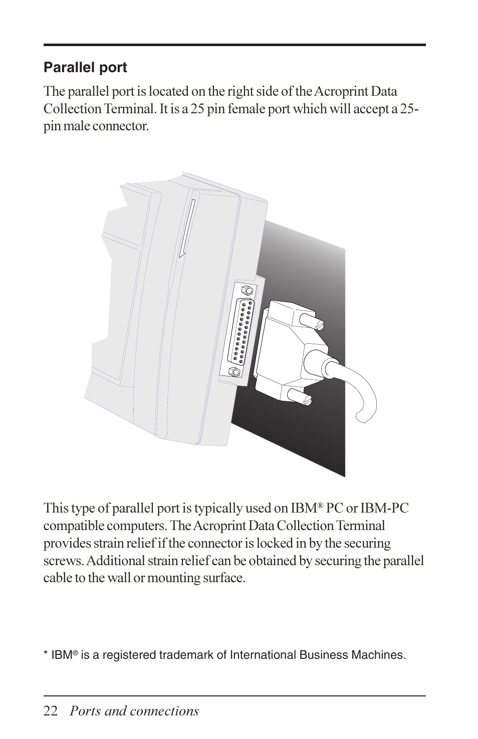 Acroprint Data Collection Terminal (ADCT) User Manual | Page 22 / 28