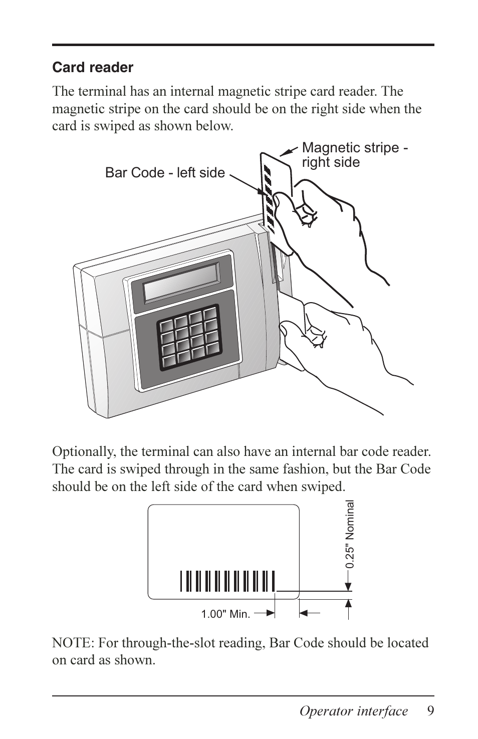 Acroprint Data Collection Terminal (ADCT) User Manual | Page 9 / 28