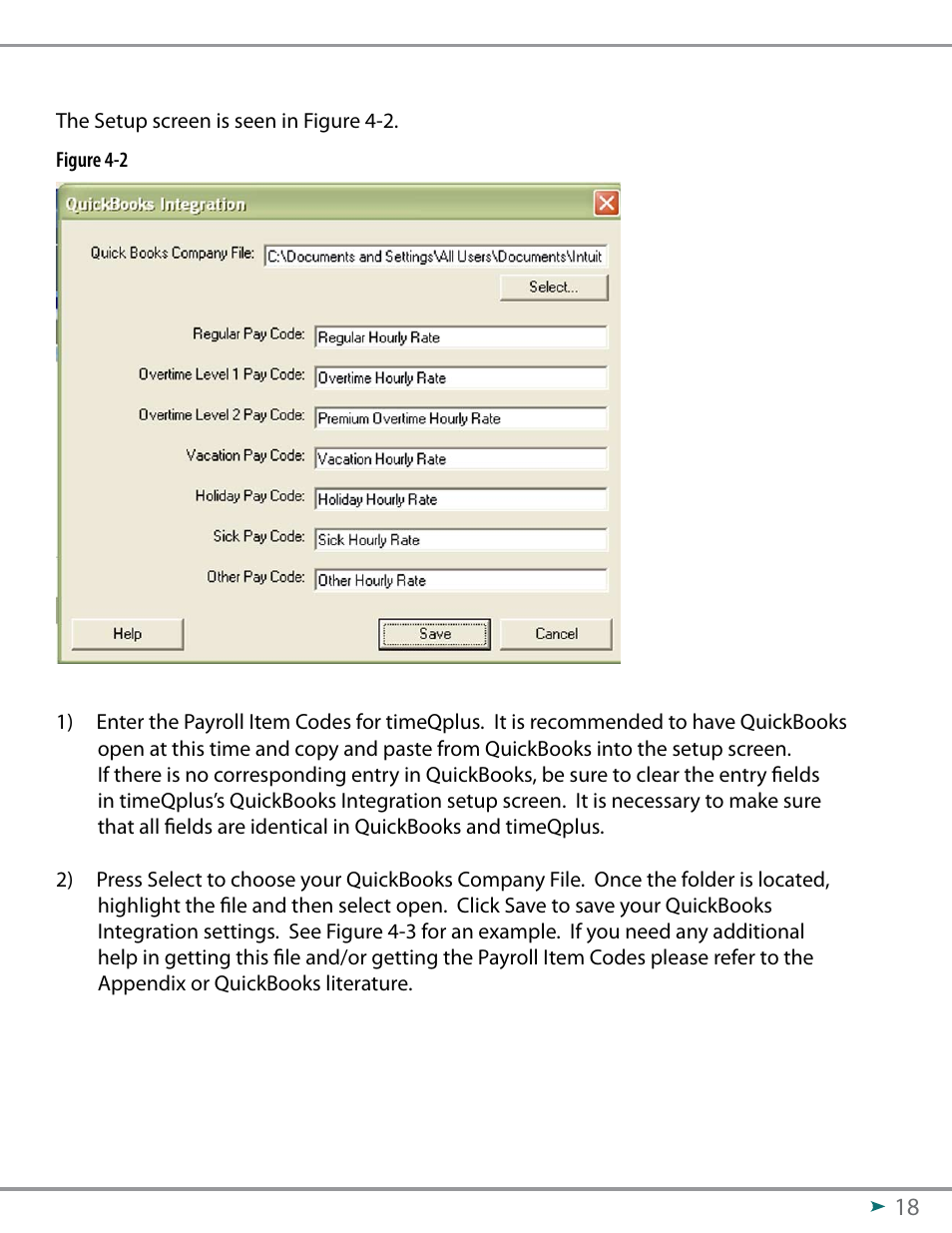 Acroprint QuickBooks Integration Instructions (software version 3.x) User Manual | Page 18 / 30