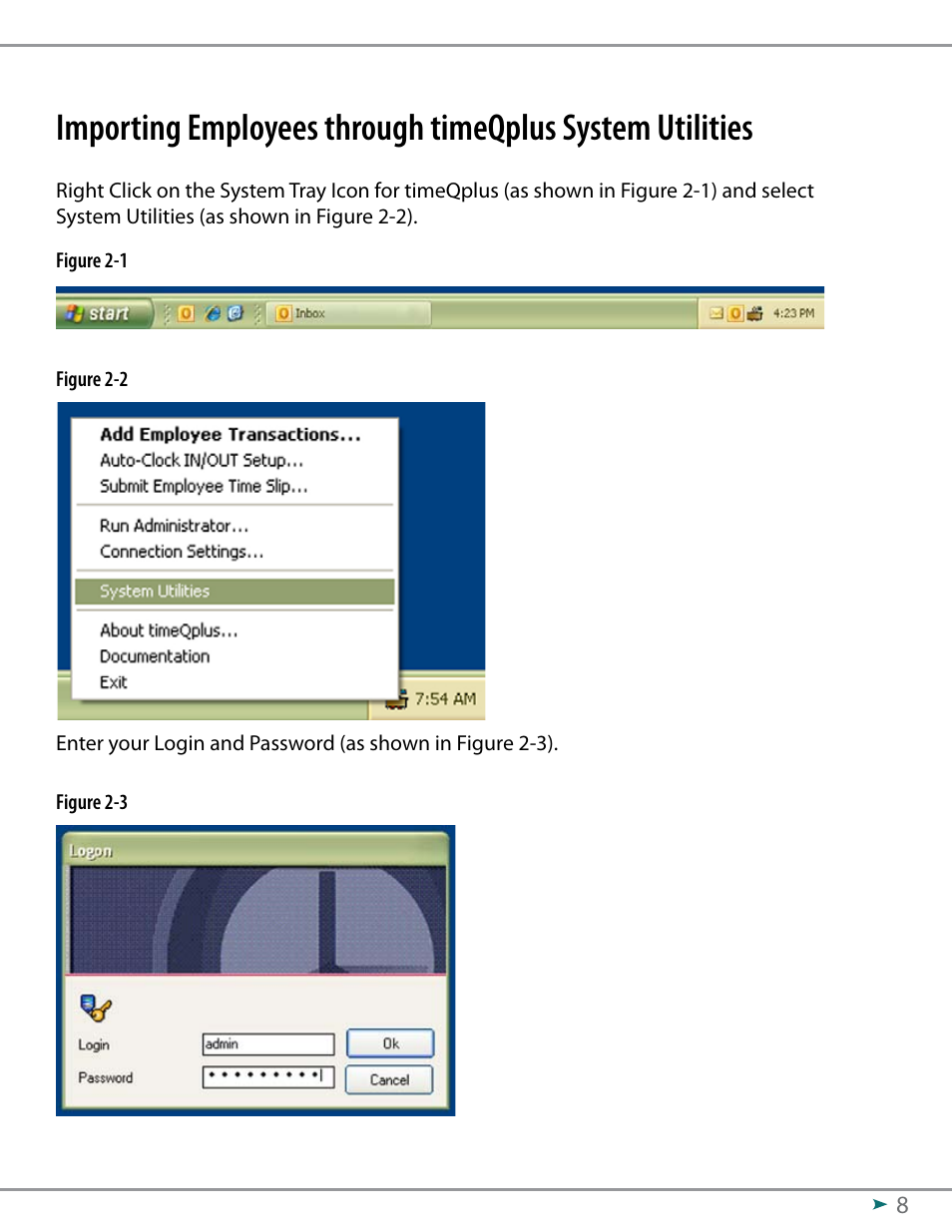 Acroprint QuickBooks Integration Instructions (software version 3.x) User Manual | Page 8 / 30