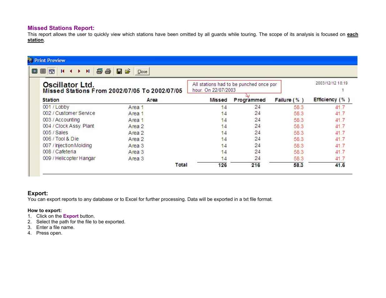 Acroprint ARES III User Manual | Page 26 / 31