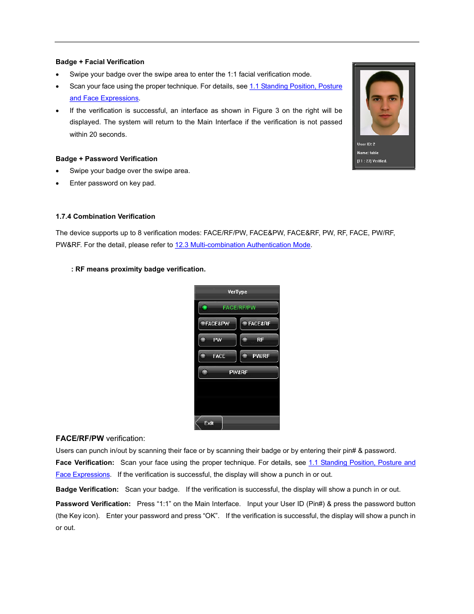 Acroprint TQ600F (software version 4.x and above) User Manual | Page 12 / 45