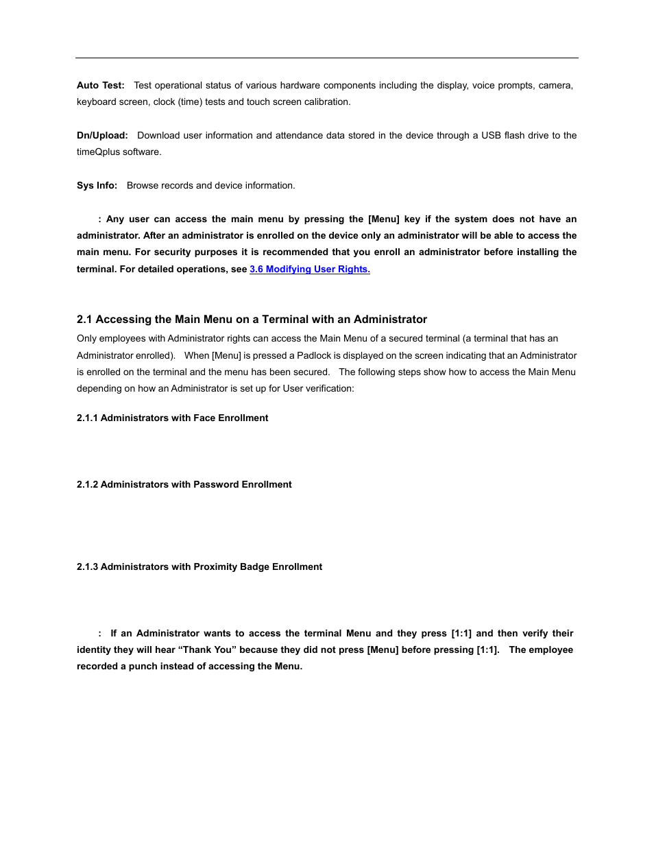 Acroprint TQ600F (software version 4.x and above) User Manual | Page 16 / 45