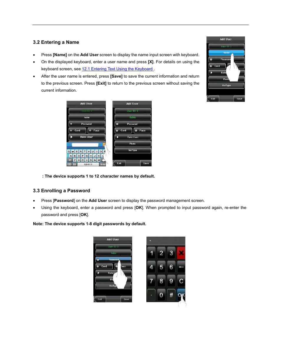 Acroprint TQ600F (software version 4.x and above) User Manual | Page 18 / 45