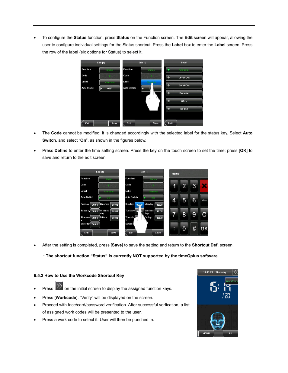 Acroprint TQ600F (software version 4.x and above) User Manual | Page 28 / 45