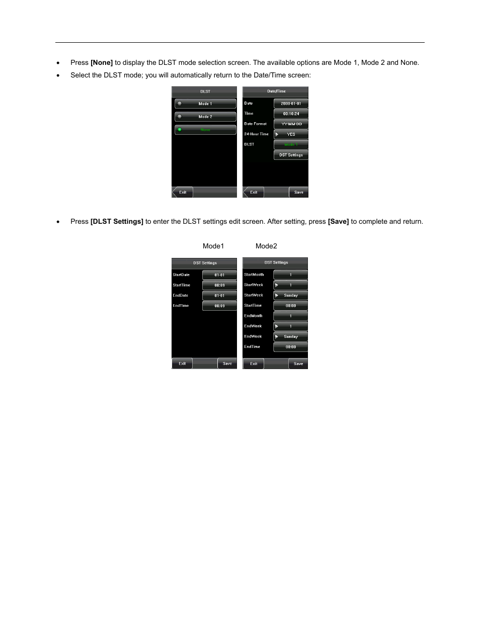 Acroprint TQ600F (software version 4.x and above) User Manual | Page 38 / 45