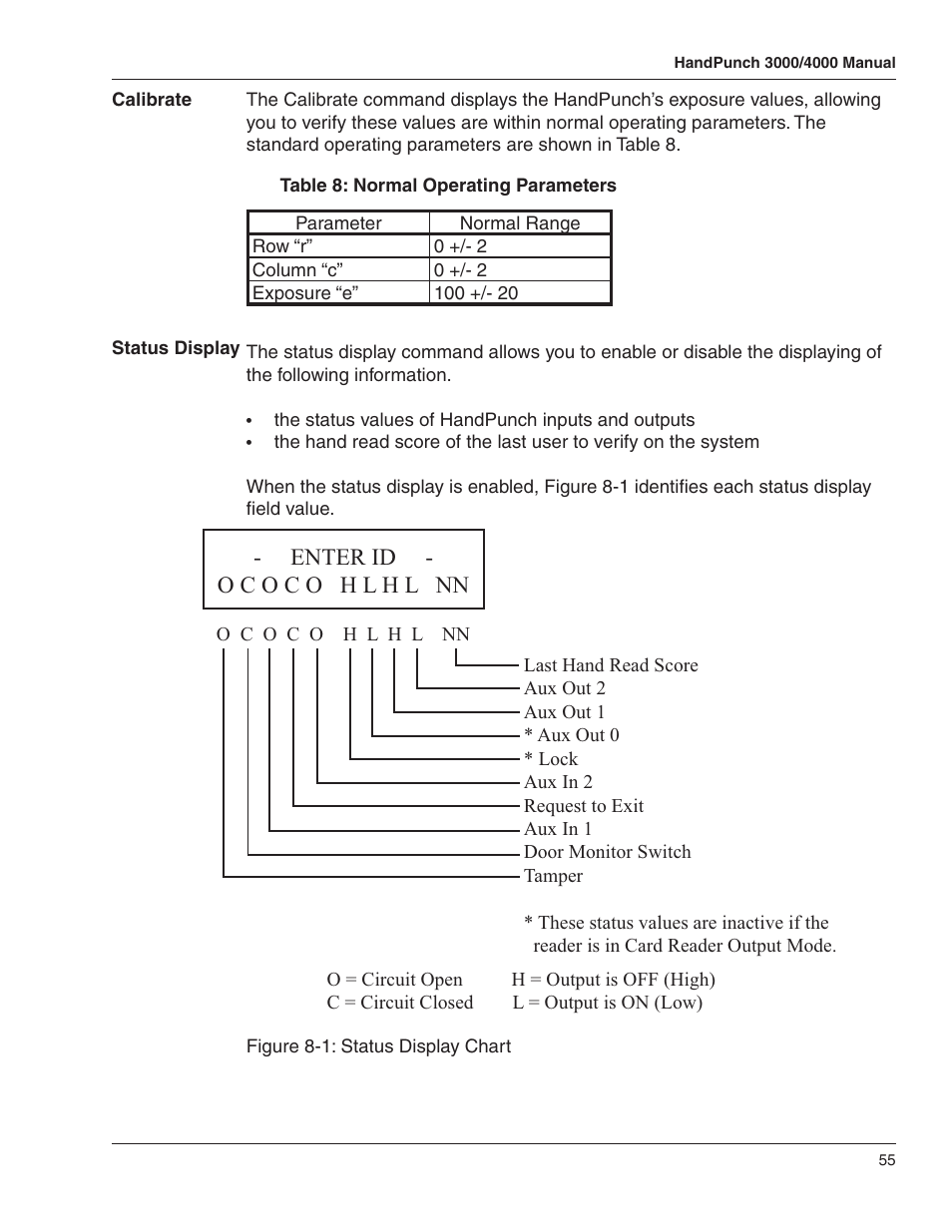 Acroprint HandPunch 4000 User Manual | Page 57 / 101