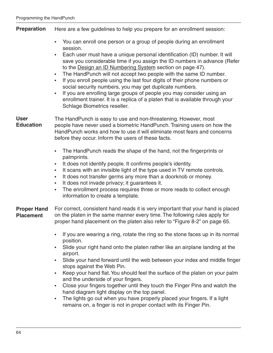 Acroprint HandPunch 4000 User Manual | Page 66 / 101