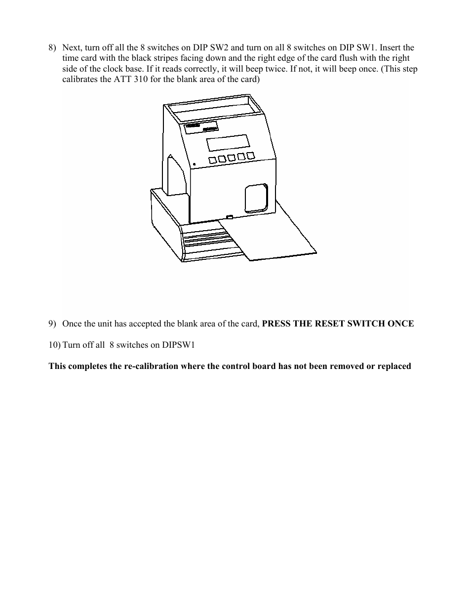 Acroprint ATT310 Totalizing Time Recorder User Manual | Page 2 / 2