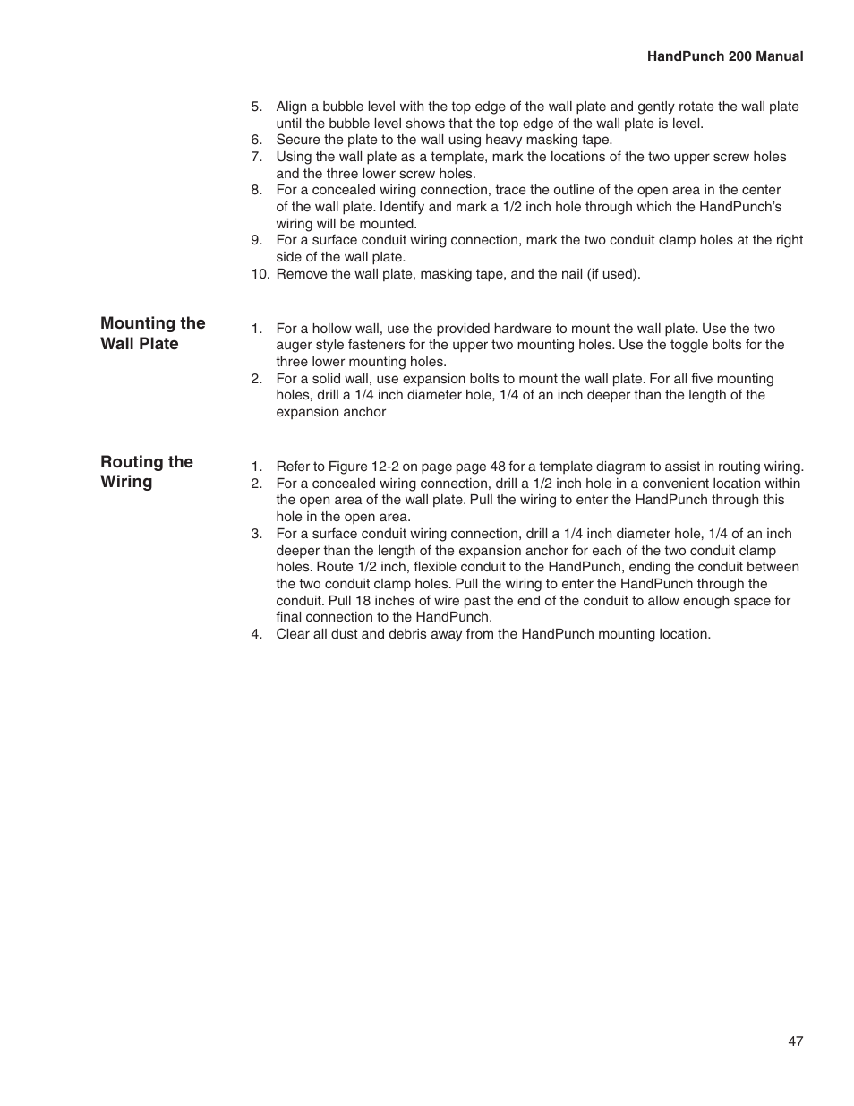 Acroprint HandPunch 2000 User Manual | Page 48 / 62
