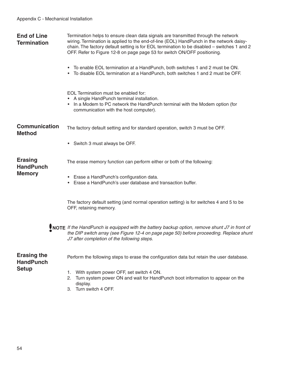 Acroprint HandPunch 2000 User Manual | Page 55 / 62