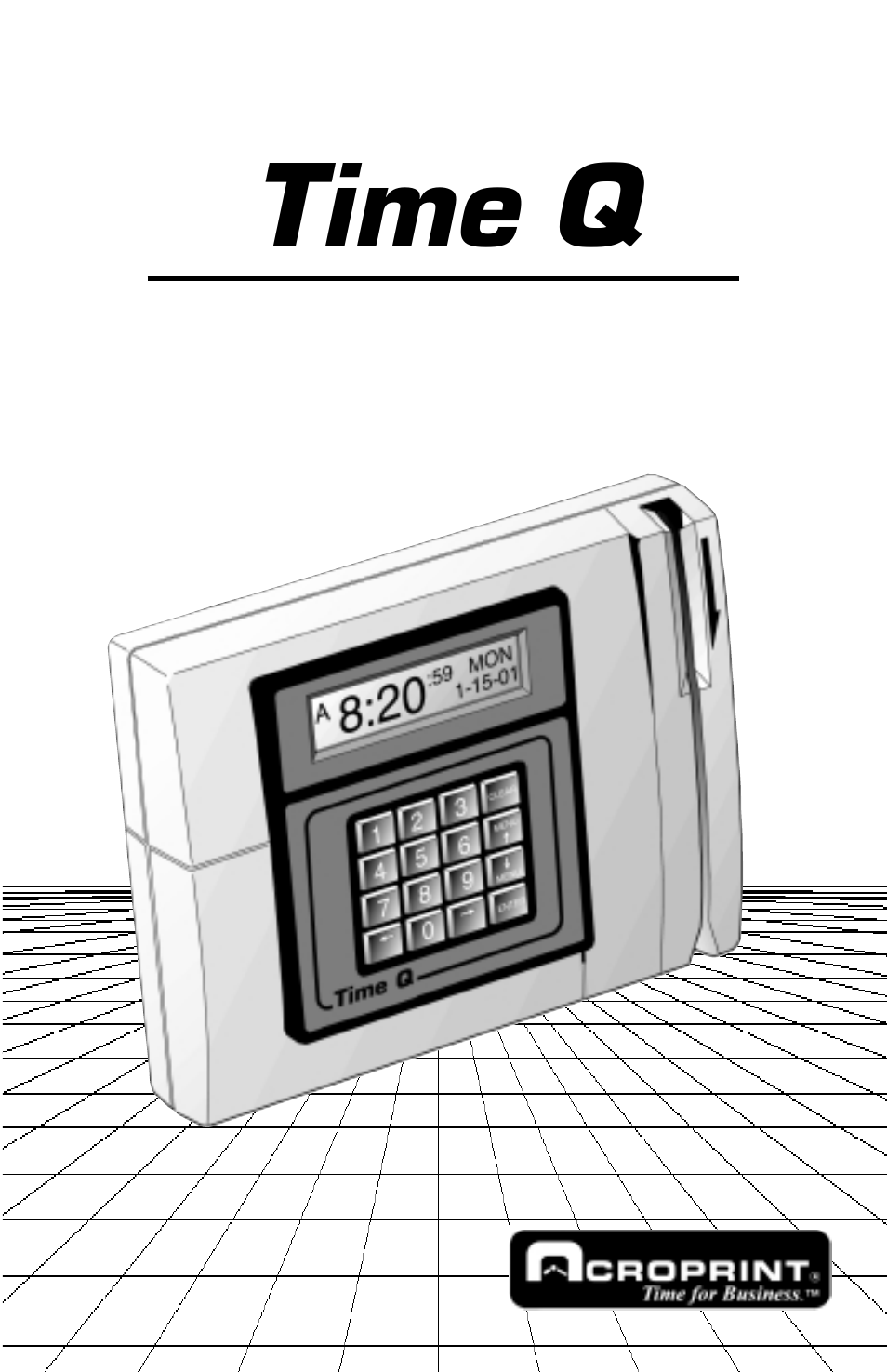 Acroprint Time Q User Manual | 60 pages