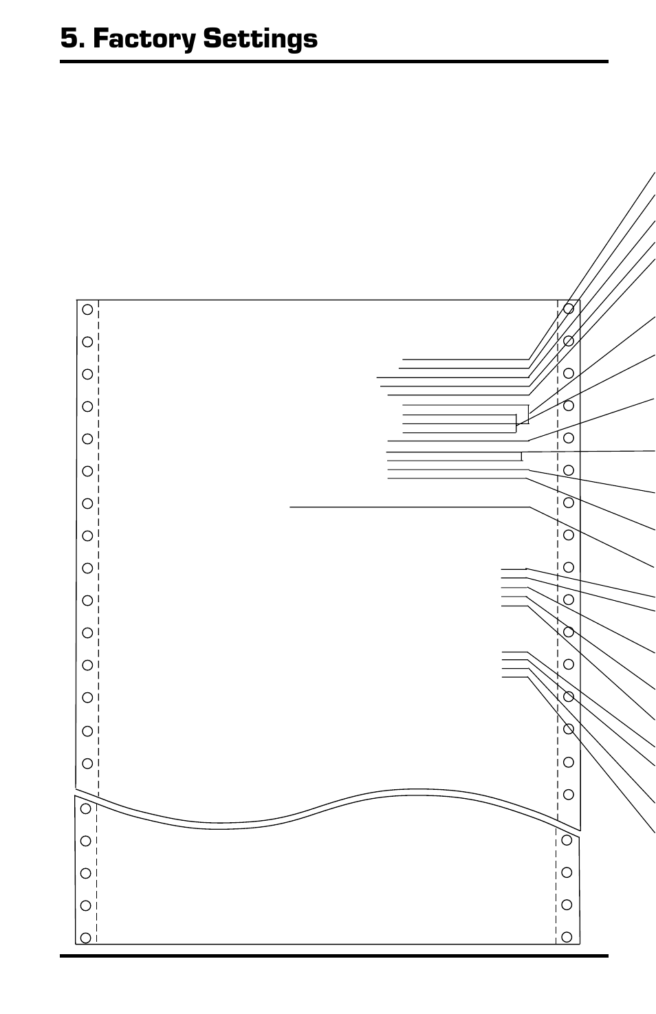 Factory settings | Acroprint Time Q User Manual | Page 18 / 60