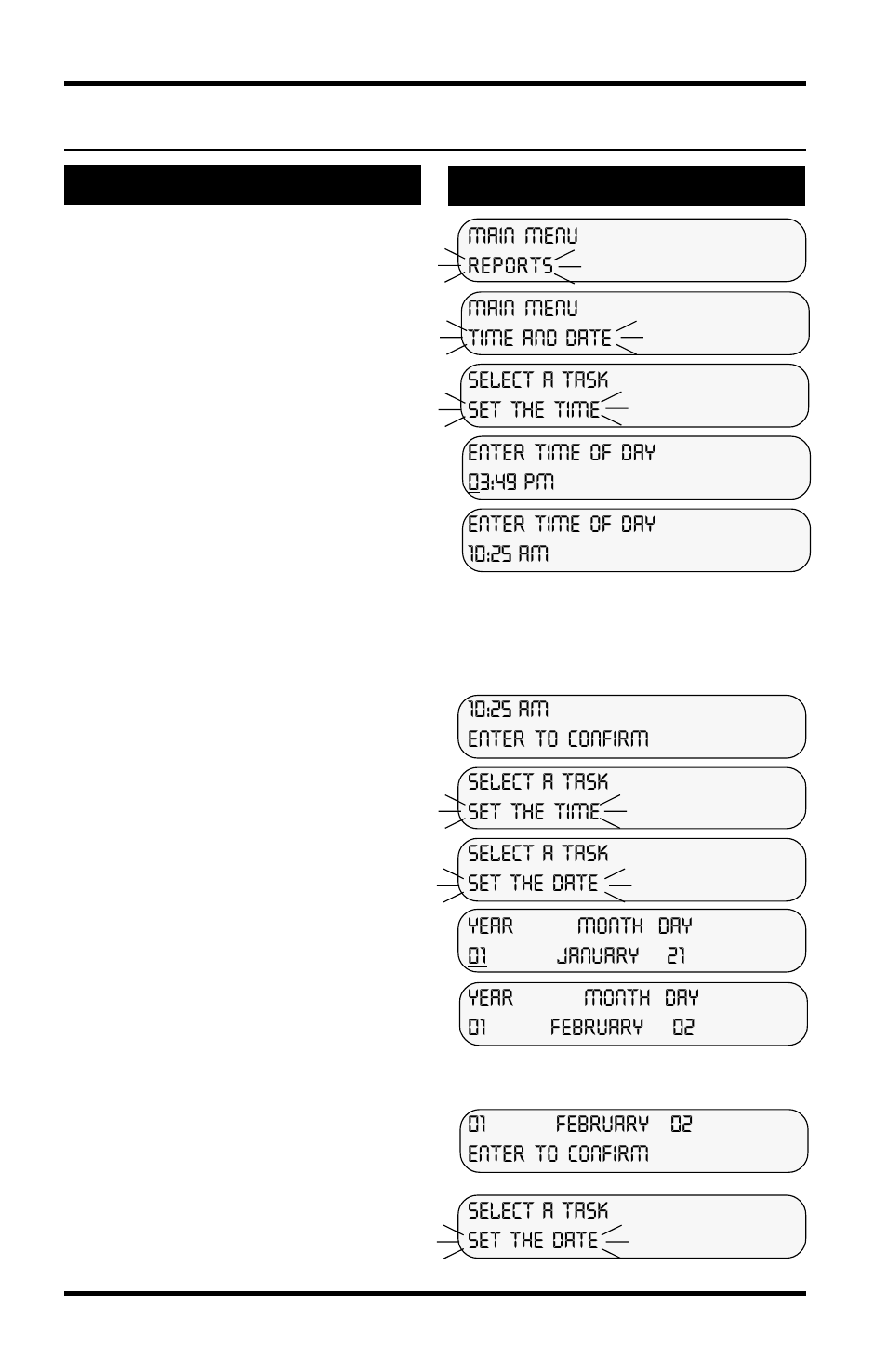 3 set time and date | Acroprint Time Q User Manual | Page 21 / 60