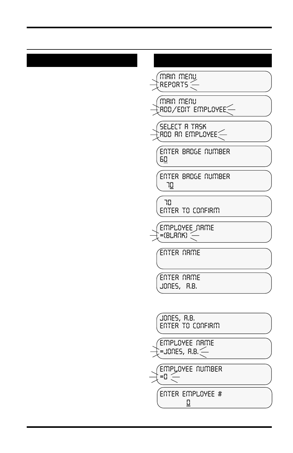 6 add/edit employee | Acroprint Time Q User Manual | Page 34 / 60