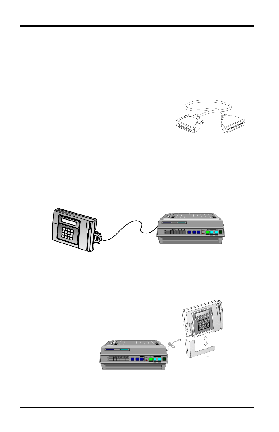 4 printer connections | Acroprint Time Q User Manual | Page 9 / 60