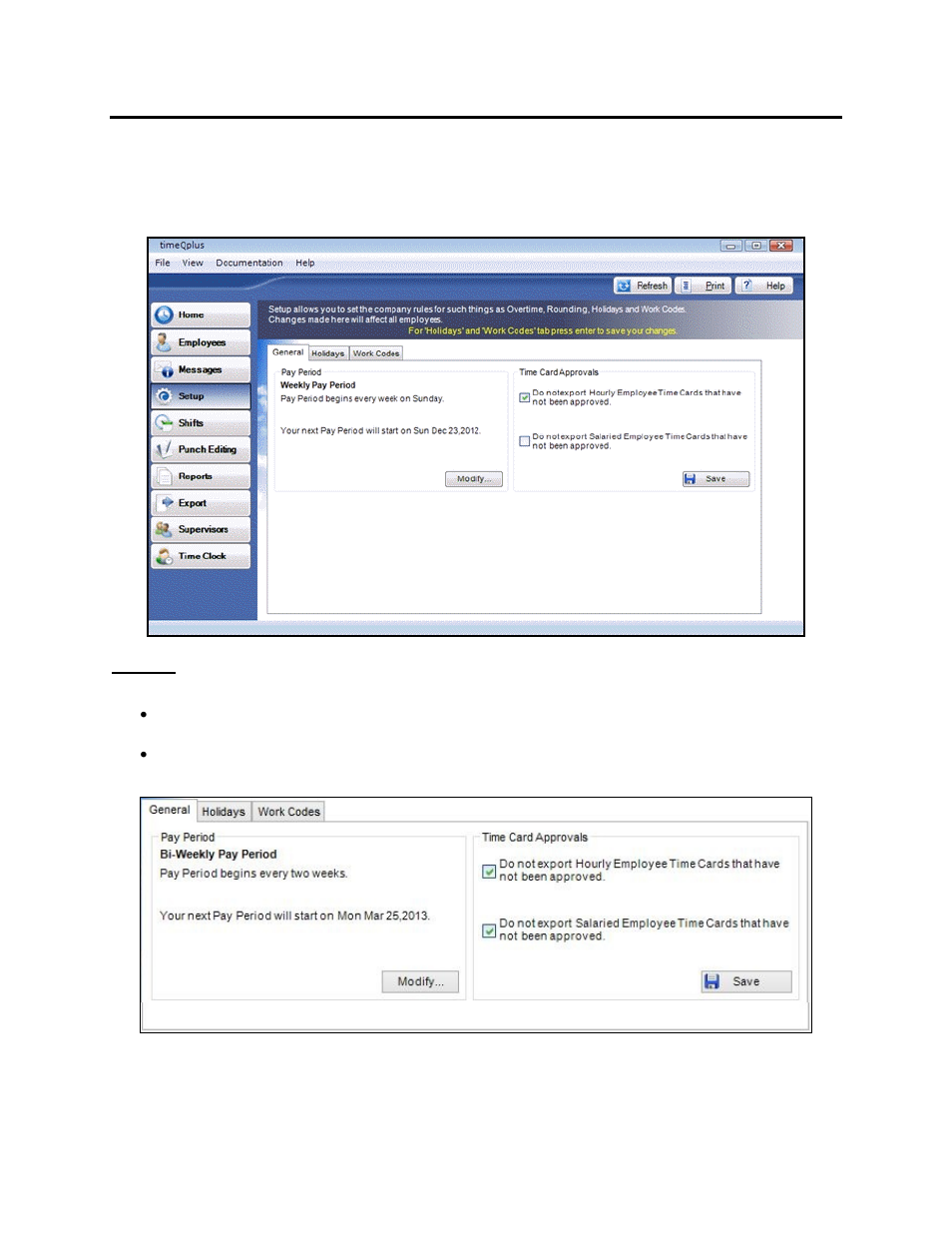 Setup | Acroprint timeQplus (software version 4.x and above) User Manual | Page 15 / 88