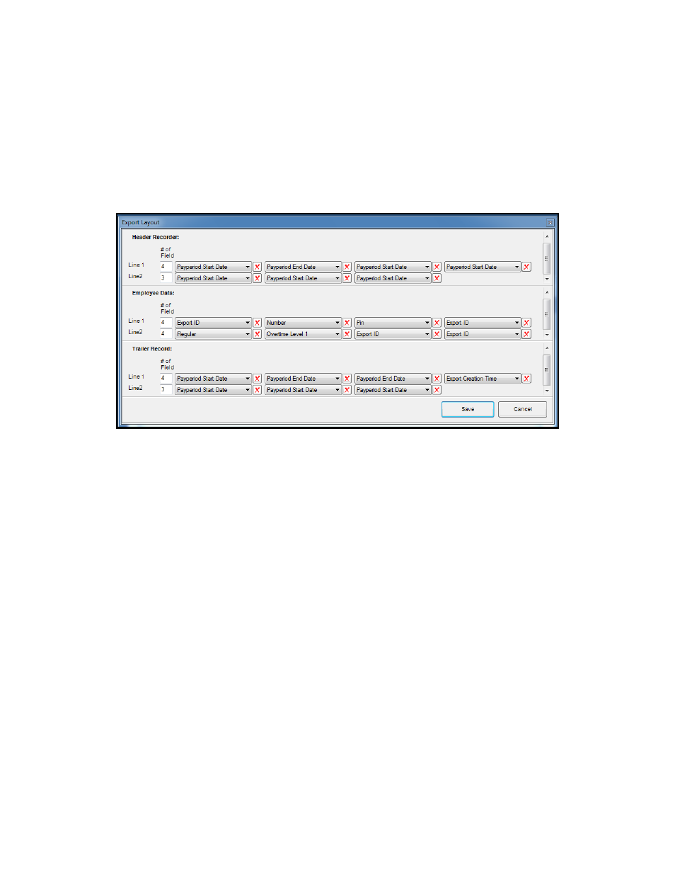 Acroprint timeQplus (software version 4.x and above) User Manual | Page 38 / 88